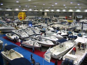 boat show with lots of different types of boats