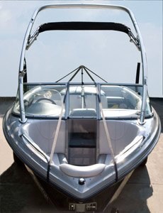 boat cover support system