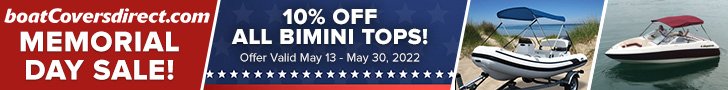 Carver Bimini Top Memorial Day Sale - 10% Off!