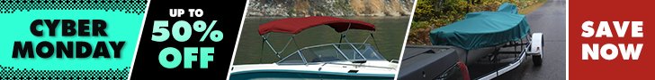 Black friday sale - Up to 50% off Carver Boat Covers and Bimini Tops!