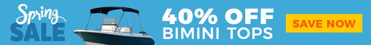 Spring Sale - 40% off Carver Bimini Tops!