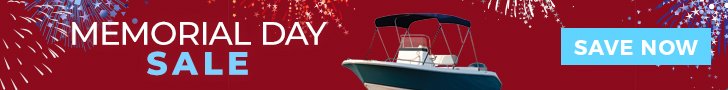 Memorial Day Sale - up to 40% off Carver Boat Covers and Bimini Tops!