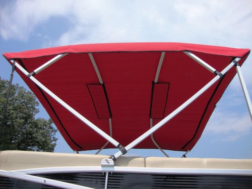 Replacement Bimini Top Canvas for Square Tube Pontoon Biminis with 4 Bows