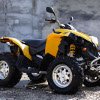 Yellow ATV