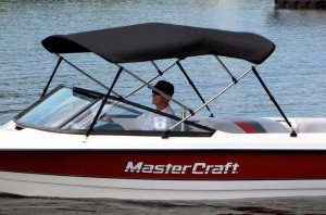 Westland Bimini Top - Black - Mastercraft Boat