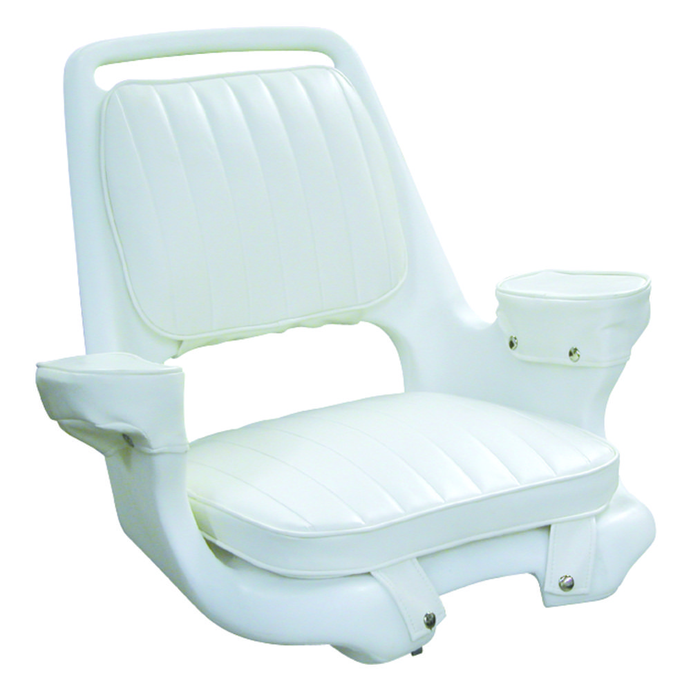 8WD1007-3: 37" Bench & Base - Helm/Captain Chairs