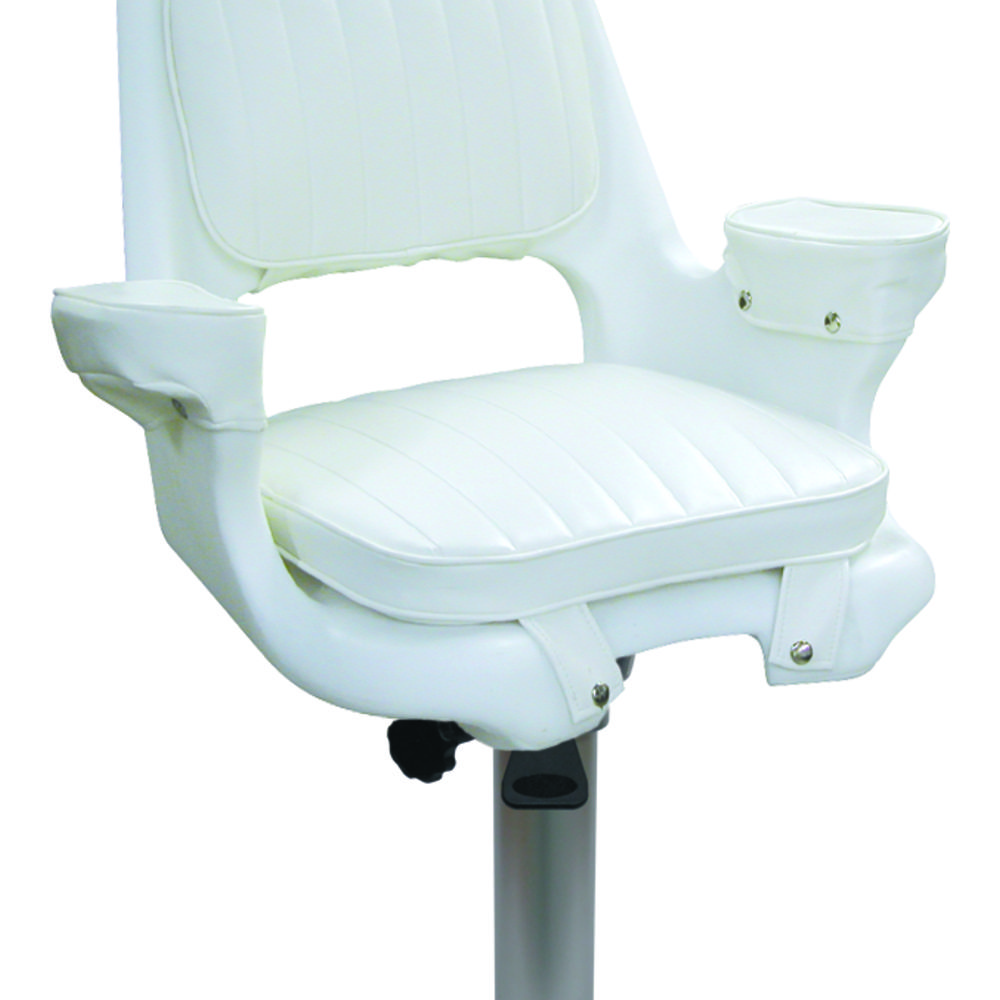 8WD1007 Captains Chair w Arms / Roto Molded Seat Shell Only / Mounting