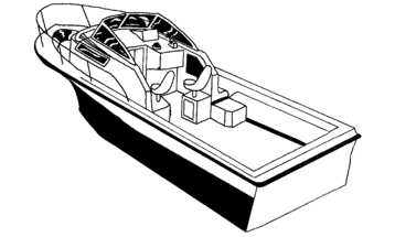 Illustration of a Walk Around Cuddy Cabin Boat