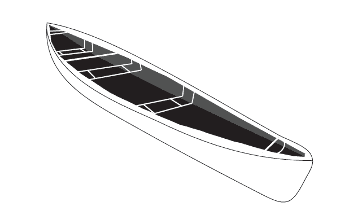 Line Art - Canoes