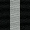 Jet Black / Cadet Gray 9.25 oz. Sunbrella Acrylic - Striped Swatch