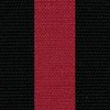 Jet Black / Jockey Red 9.25 oz. Sunbrella Acrylic - Striped Swatch