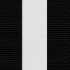 Jet Black / Natural 9.25 oz. Sunbrella Acrylic - Striped Swatch
